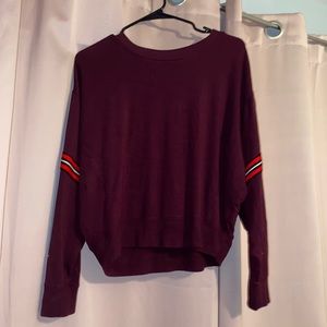 Maroon Long Sleeve Soft Sweater
